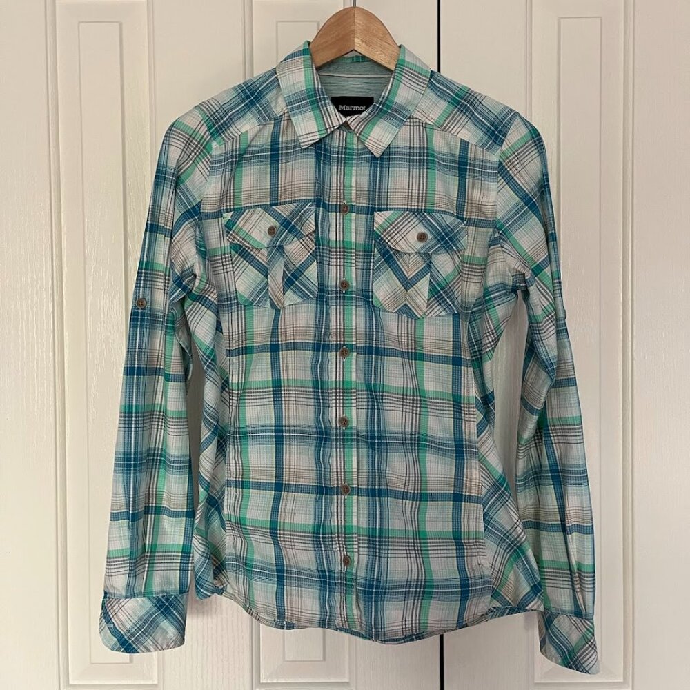 Marmot Button-Up Polyester Shirt